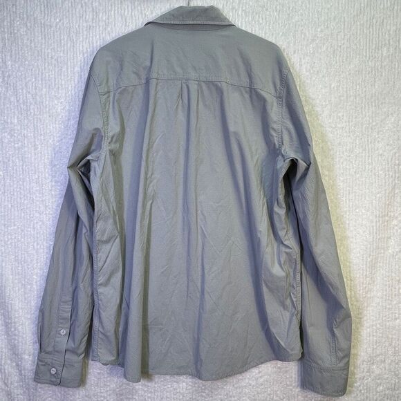Outdoor Research Gray Feedback Flannel Twill Button Down Shirt Size XL - Picture 6 of 8